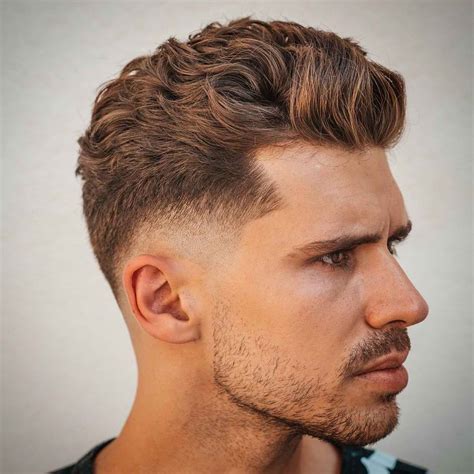 pushed back hairstyles|textured slick back haircut.